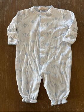 The Beaufort Bonnet Company Light Blue Bee Print Footed Converter